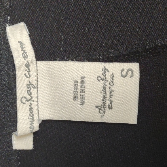 AMERICAN Rag black leggings, zipper ankle pants, size Small, EUC - Picture 5 of 9